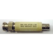 Tektronix 011-058 Attenuator, 93 ohm Matched 50 ohm, Min Loss Atten 0.5W,  with BNC Connectors                                          