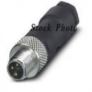 Phoenix Contact 1681156 SACC-M8MS-3CON-M / SACCM8MS3CONM / M8 Series Circular Metric Connector / Contact / Receptacle BRAND NEW / NOS
