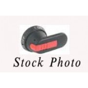 ABB OHB 175J10X / OHB175J10X / ISCA022674R7570 Black Pistol Handle with I/O, ON-OFF Indication for 10mm Shaft - BRAND NEW / NOS