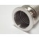 KF40 Stainless Steel Vacuum Bellow Hose OAL 1000mm (39'') Flange Size KF-40 KF40FX1000
