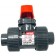 Hayward TB1050STE 1/2" Threaded/Socket PVC TB Series True Union Ball Valve with EPDM O-Ring BNIB / NOS