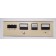 Larcan Front Panel: 40D1200G REV Prefix  AC Volt Meter/ Elapsed Time Indicator meter / DC Volt Meter