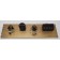 Larcan Front Panel: 40D1200G REV Prefix  AC Volt Meter/ Elapsed Time Indicator meter / DC Volt Meter