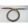 Quality Cryogenics Vacuum Jacketed Pipe VJ Liquid Nitrogen LN2 Transfer Hose Spiral Wrap 1/2" ID, 1-7/8 OD, 8'